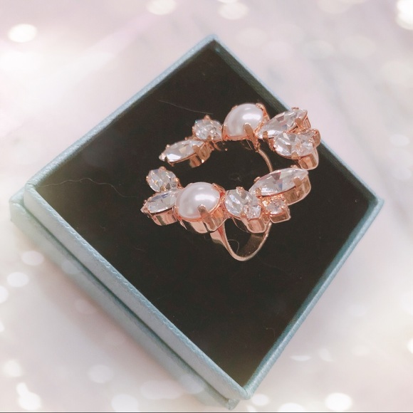 ✨Swarovski✨Rose Gold-Plated Crystal Ring - Picture 3 of 3
